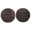 Image 1 : Round Coin Size Central City Silver Ingot