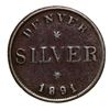 Image 1 : Round Coin Size Denver Silver Ingot