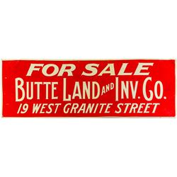 Butte Realty Sign
