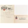 Image 1 : Two Color Beer Billheads: Anheuser Busch & Pabst