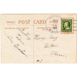 Rare Monota Postcard