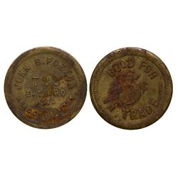 John B. Pozega, Anaconda, Montana Token (5c)