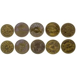 Billings Saloon Tokens