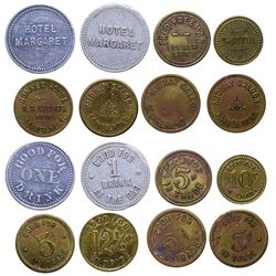 8 Bonner, Montana Tokens incl. Saloon