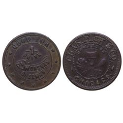 Chas. Pick & Co. & Pat. Worsham Bozeman Token