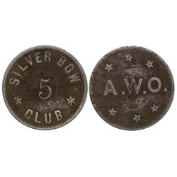 Silver Bow Club Token (Butte, Montana)