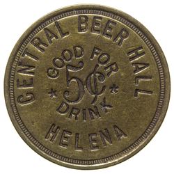 Helena Central Beer Hall Token