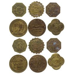 Not Round and Over-sized Store and Bar Helena Tokens