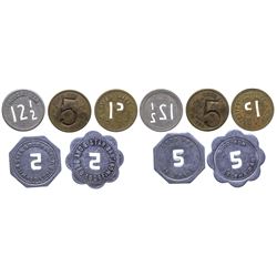 Red Lodge Cut Number Tokens