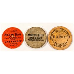 Montana Paper and Wooden Tokens