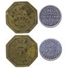Image 1 : Two R-7 Montana Tokens: Chester & Barber