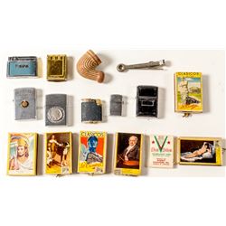 Smoking Collectibles: Lighters, Matches, Pipe