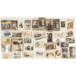 About 250 Portrait Real Photo Postcards (RPPC)