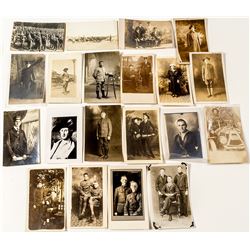 Real Photo Postcards of Uniformed Men