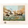 Image 1 : The Battle of Manila Color Lithograph