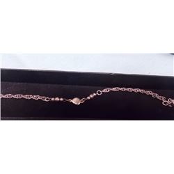 BRACELET - STERLING SILVER - WITH CENTER HEART