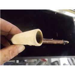 VINTAGE PIPE - CARVED WOOD