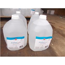 DISTILLED WATER - 4 JUGS