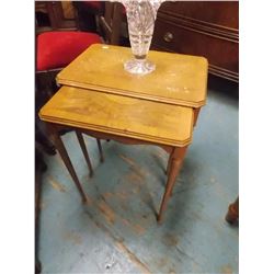 VINTAGE NESTING TABLES - 2 PC