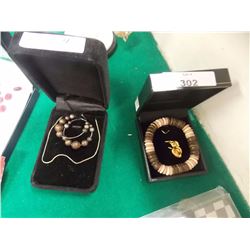 NECKLACE, EARRINGS, BRACELET & PINS - ALL ONE LOT