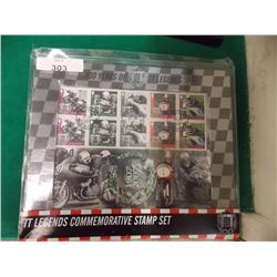 TT LEAGENDS COMMEMORATIVE STAMP SET - 1907-2007