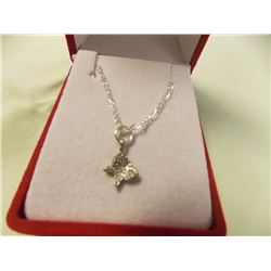 necklace +butterfly pendant