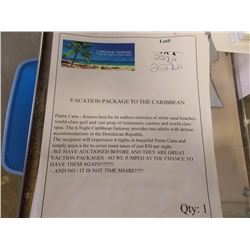 VACATION PACKAGE TO THE CARIBBEAN Punta Cana - Known best for its endless stretches of white sand be