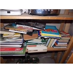 SHELF LOT OF BOOKS