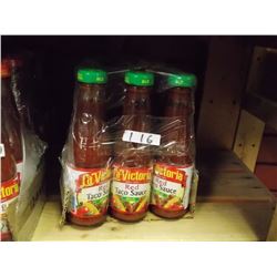 HOT SAUCE -  "LA VICTORIA" - 6 X8 OZ - SALSA BRAVA - MILD