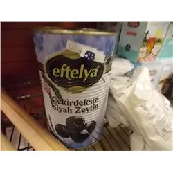 EXTRA LARGE CAN OF BLACK OLIVES