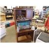 Image 1 : PINE DESK WITH HUTCH - 2 PC CABINET