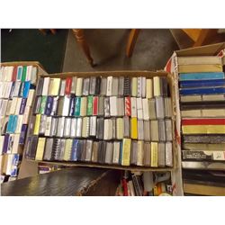 BOX OF VINTAGE PLAYING CARDS - APPROX. 50 OR MORE