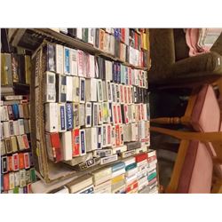 BOX OF VINTAGE PLAYING CARDS - APPROX. 50 OR MORE