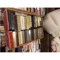 BOX OF VINTAGE PLAYING CARDS - APPROX. 50 OR MORE