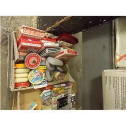 BOX OF VINTAGE PLAYING CARDS - APPROX. 50 OR MORE