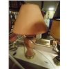 Image 1 : PINK TABLE LAMP + BRASS TABLE LAMP = 2 TTL