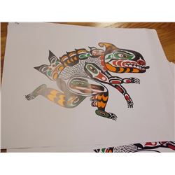 NATIVE PRINT - 4 PER LOT