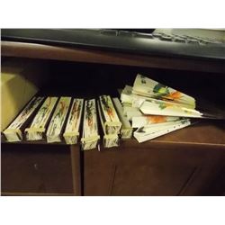 LOT OF 12 ORIENTAL FOLDING FANS - NEW