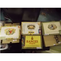 COLLECTABLE CIGAR BOXES - 4 TTL