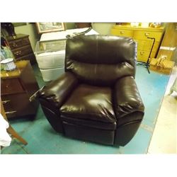 NEW FURNITURE - BONDED LEATHER RECLINER