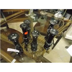 MARBLE CANDLE HOLDERS - 2 TTL