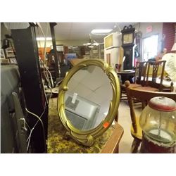 GOLD FRAMED VANITY FREE STANDING MIRROR