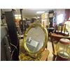 Image 1 : GOLD FRAMED VANITY FREE STANDING MIRROR