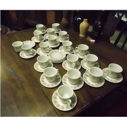CUPS AND SAUCERS - 43 PC TTL