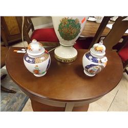 ORIENTAL JINGER JARS - 2 TTL