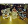 Image 1 : COOKIE JARS - SOLDER BEAR - COOKIE CASTLE & ELEPHANT = M3 TTL