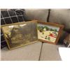Image 1 : VINTAGE FRAMED PICTURE & 1 FRAMED PETTI POINT = 2