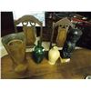 Image 1 : LOT OF VASES AND CANDLES - 4PC