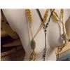 Image 3 : NECKLACES - BELLY LONG - 2 GOLD & 1 BLACK = 3 TTL