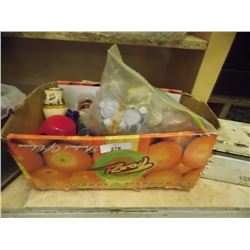BOX OF CRAFT ITEMS